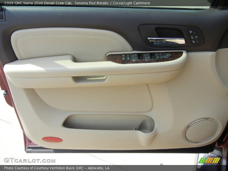 Sonoma Red Metallic / Cocoa/Light Cashmere 2009 GMC Sierra 1500 Denali Crew Cab