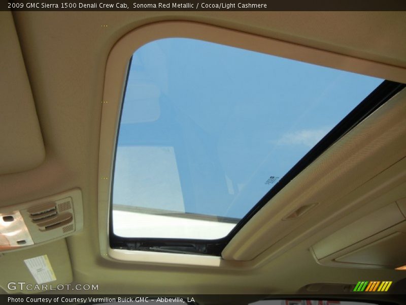 Sonoma Red Metallic / Cocoa/Light Cashmere 2009 GMC Sierra 1500 Denali Crew Cab