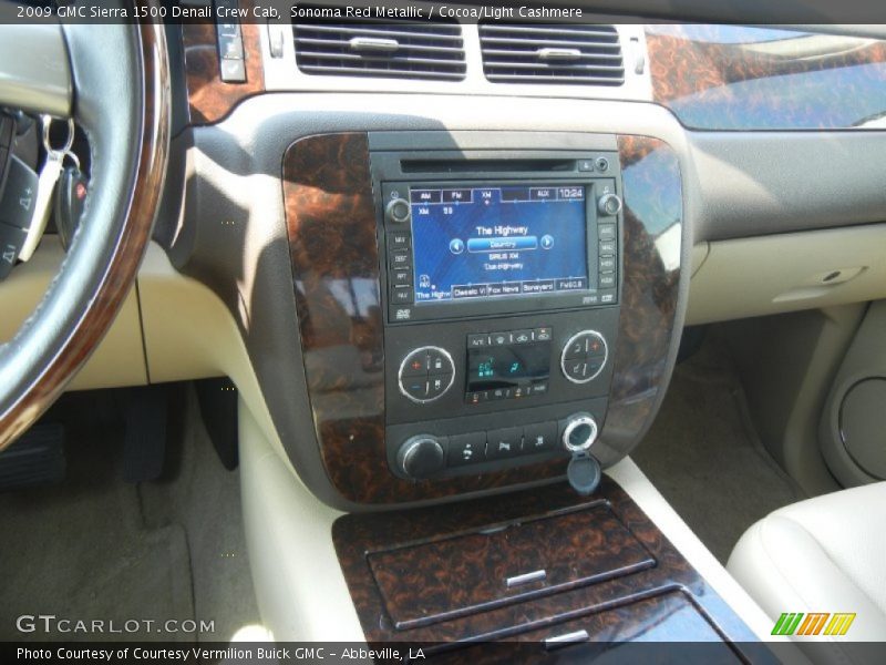 Sonoma Red Metallic / Cocoa/Light Cashmere 2009 GMC Sierra 1500 Denali Crew Cab