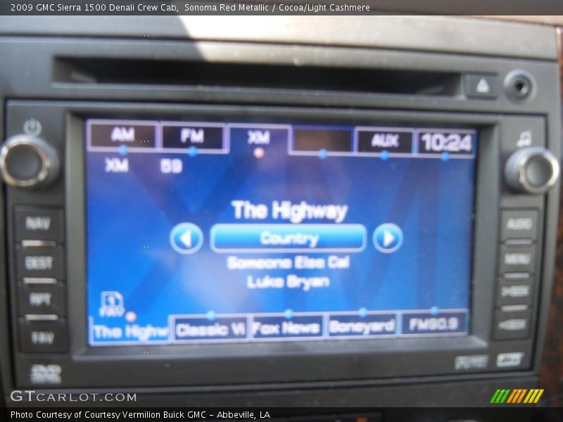 Sonoma Red Metallic / Cocoa/Light Cashmere 2009 GMC Sierra 1500 Denali Crew Cab