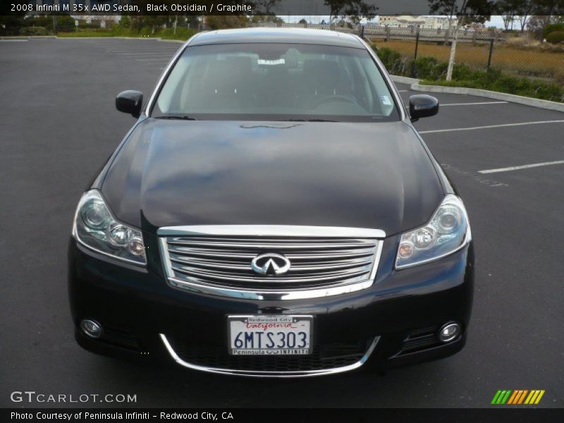 Black Obsidian / Graphite 2008 Infiniti M 35x AWD Sedan