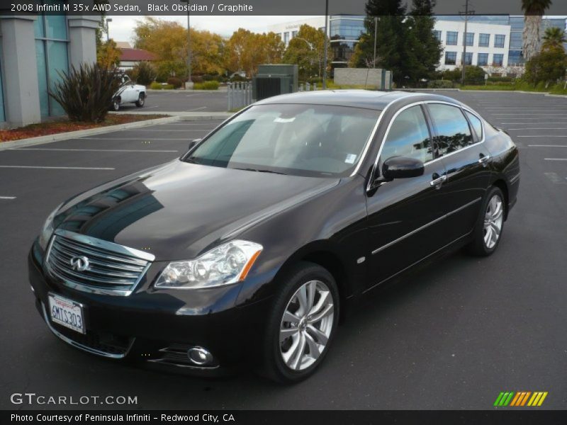Black Obsidian / Graphite 2008 Infiniti M 35x AWD Sedan