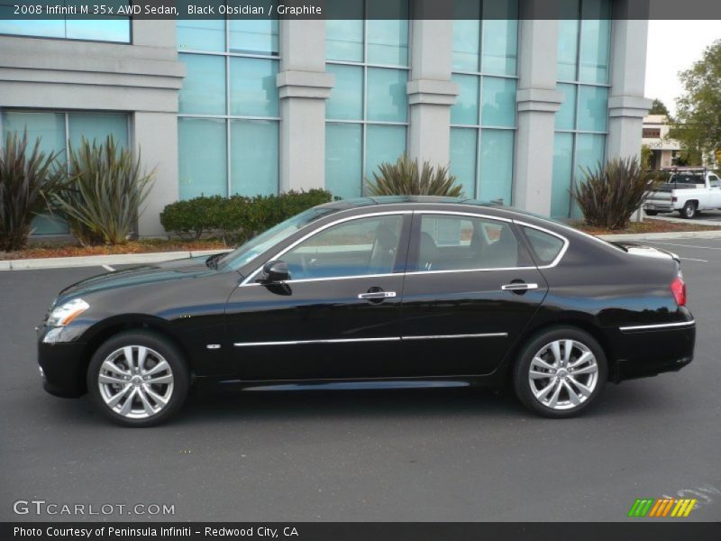 Black Obsidian / Graphite 2008 Infiniti M 35x AWD Sedan