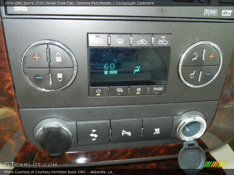 Sonoma Red Metallic / Cocoa/Light Cashmere 2009 GMC Sierra 1500 Denali Crew Cab