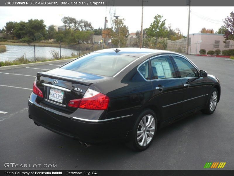 Black Obsidian / Graphite 2008 Infiniti M 35x AWD Sedan