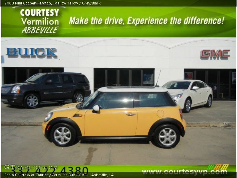 Mellow Yellow / Grey/Black 2008 Mini Cooper Hardtop