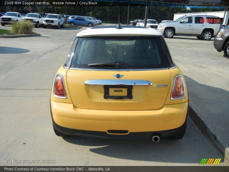 Mellow Yellow / Grey/Black 2008 Mini Cooper Hardtop