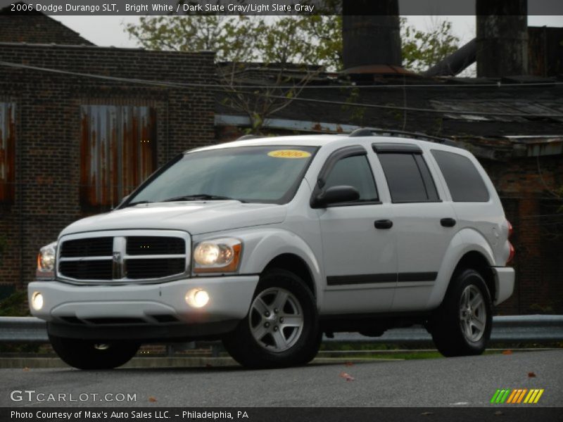 Bright White / Dark Slate Gray/Light Slate Gray 2006 Dodge Durango SLT