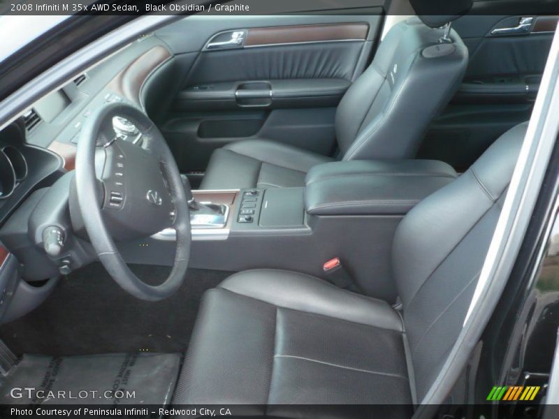 Black Obsidian / Graphite 2008 Infiniti M 35x AWD Sedan