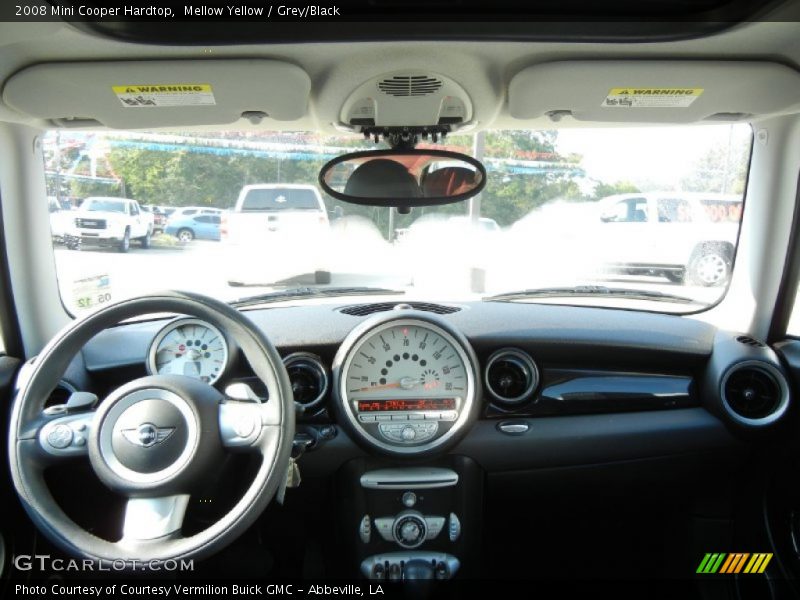 Mellow Yellow / Grey/Black 2008 Mini Cooper Hardtop
