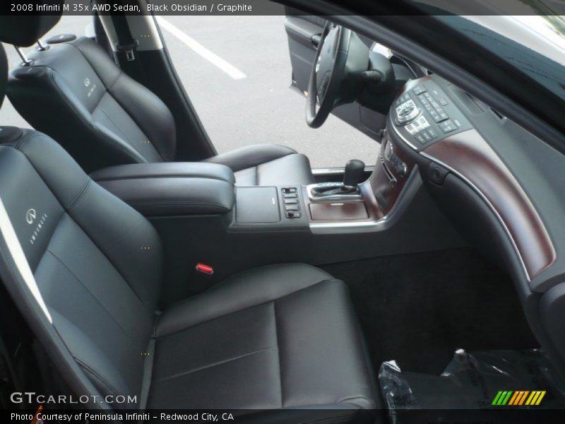 Black Obsidian / Graphite 2008 Infiniti M 35x AWD Sedan