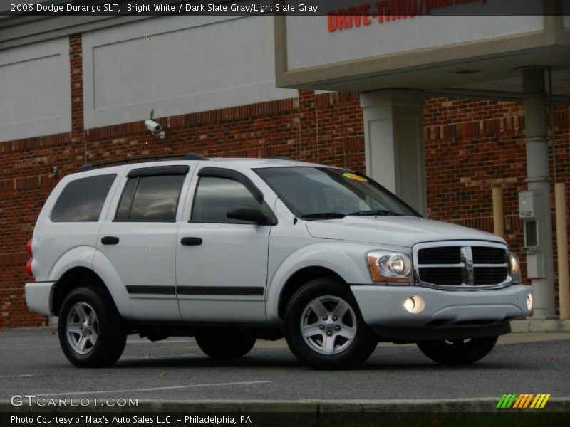 Bright White / Dark Slate Gray/Light Slate Gray 2006 Dodge Durango SLT