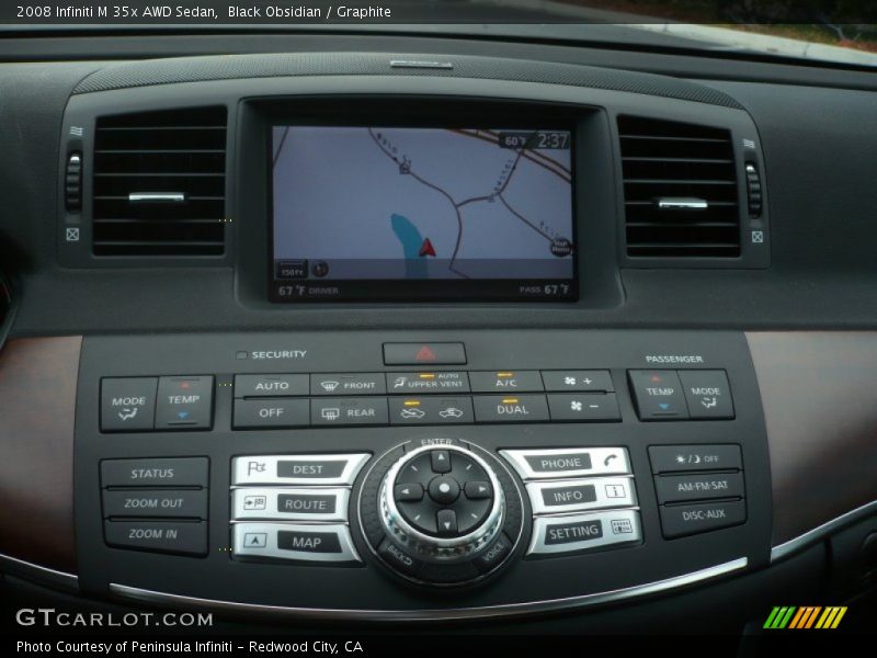 Black Obsidian / Graphite 2008 Infiniti M 35x AWD Sedan