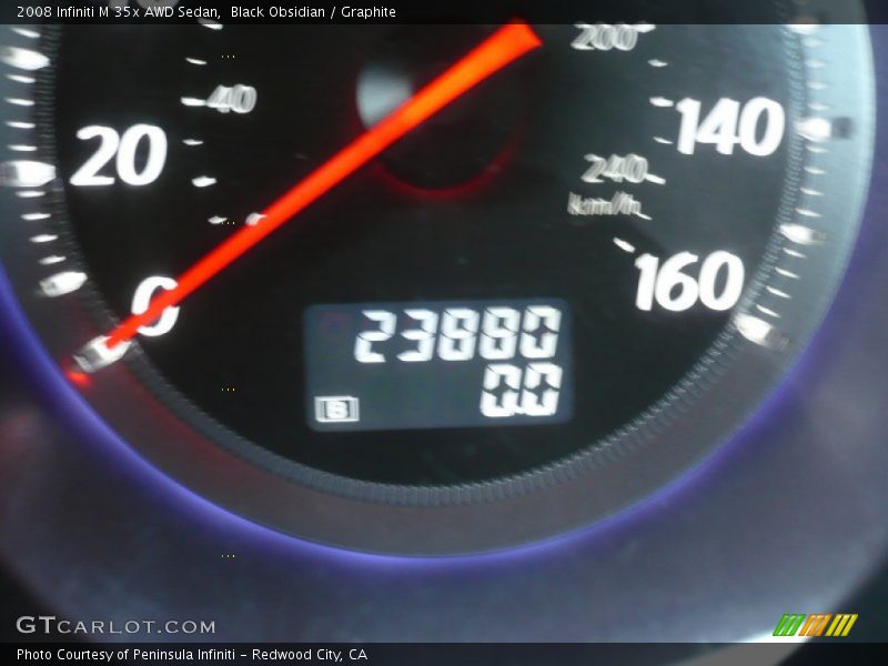 Black Obsidian / Graphite 2008 Infiniti M 35x AWD Sedan