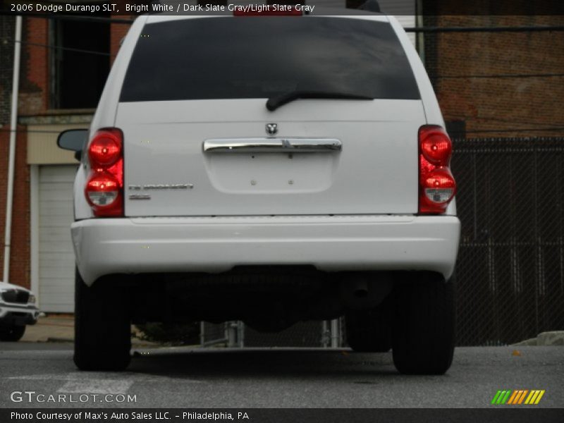 Bright White / Dark Slate Gray/Light Slate Gray 2006 Dodge Durango SLT