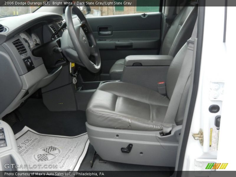 Bright White / Dark Slate Gray/Light Slate Gray 2006 Dodge Durango SLT