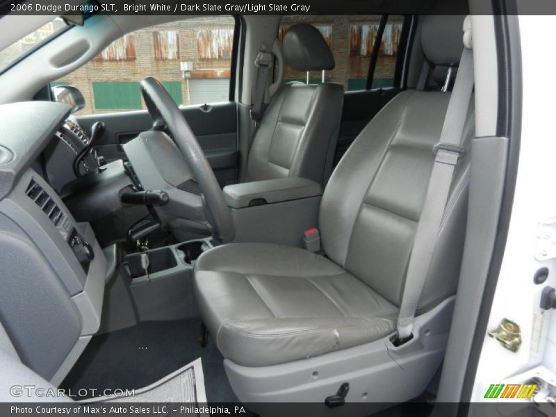 Bright White / Dark Slate Gray/Light Slate Gray 2006 Dodge Durango SLT
