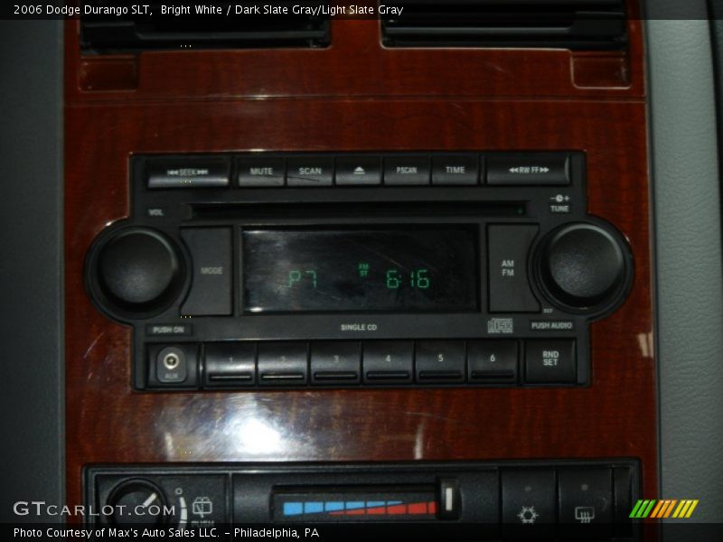 Bright White / Dark Slate Gray/Light Slate Gray 2006 Dodge Durango SLT