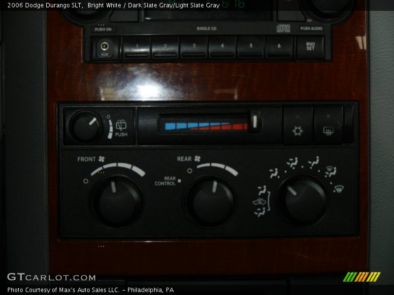 Bright White / Dark Slate Gray/Light Slate Gray 2006 Dodge Durango SLT