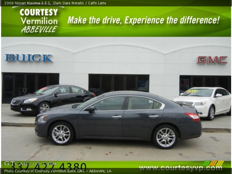 Dark Slate Metallic / Caffe Latte 2009 Nissan Maxima 3.5 S