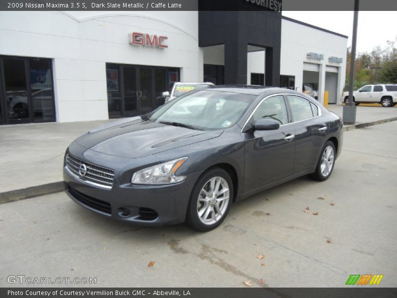 Dark Slate Metallic / Caffe Latte 2009 Nissan Maxima 3.5 S