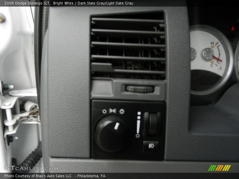 Bright White / Dark Slate Gray/Light Slate Gray 2006 Dodge Durango SLT