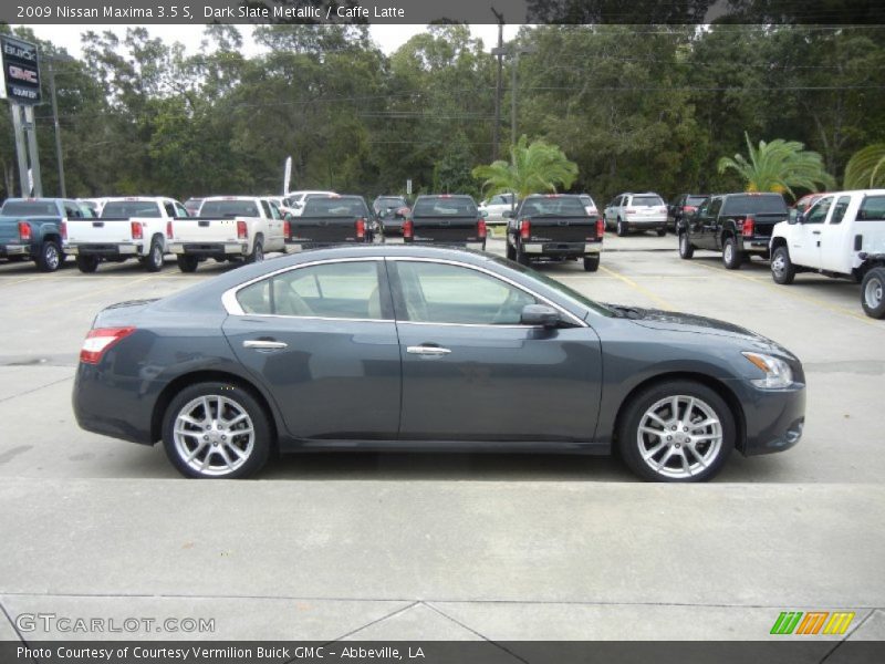 Dark Slate Metallic / Caffe Latte 2009 Nissan Maxima 3.5 S