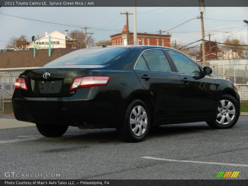 Spruce Green Mica / Ash 2011 Toyota Camry LE