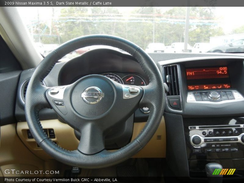 Dark Slate Metallic / Caffe Latte 2009 Nissan Maxima 3.5 S