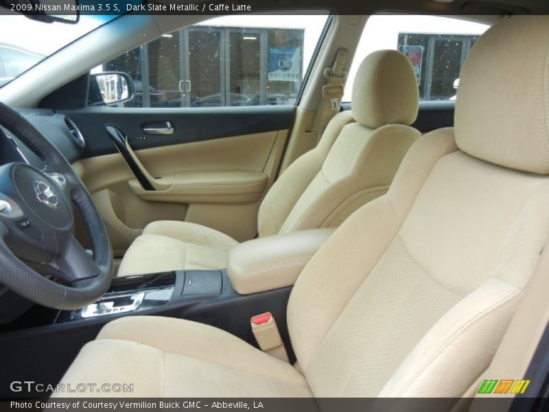 Dark Slate Metallic / Caffe Latte 2009 Nissan Maxima 3.5 S