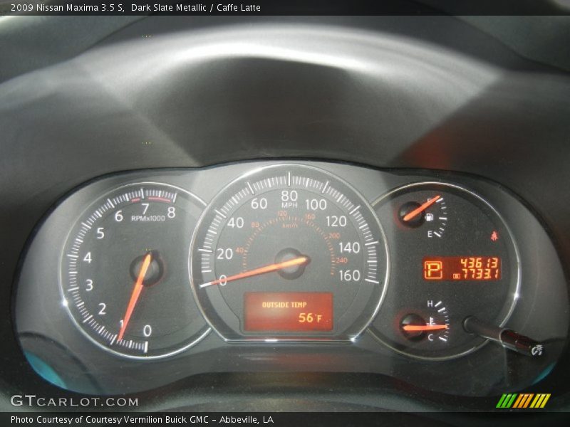 Dark Slate Metallic / Caffe Latte 2009 Nissan Maxima 3.5 S