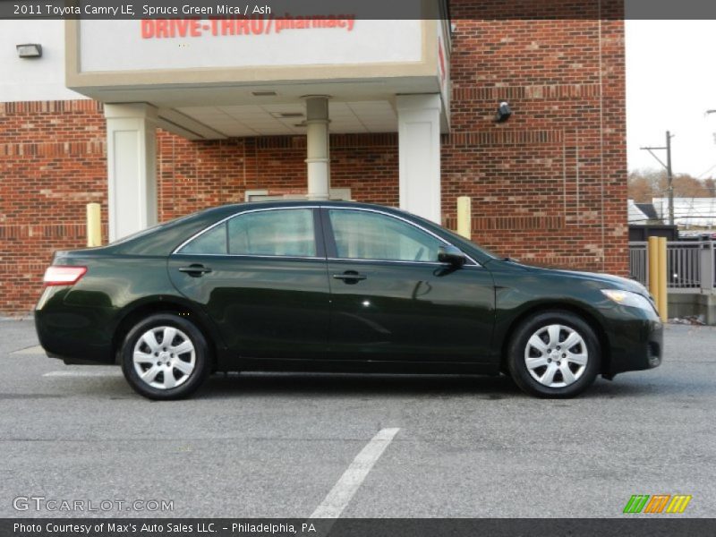 Spruce Green Mica / Ash 2011 Toyota Camry LE