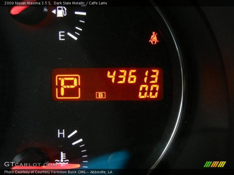 Dark Slate Metallic / Caffe Latte 2009 Nissan Maxima 3.5 S
