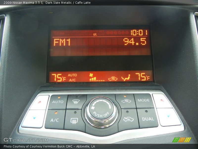 Dark Slate Metallic / Caffe Latte 2009 Nissan Maxima 3.5 S