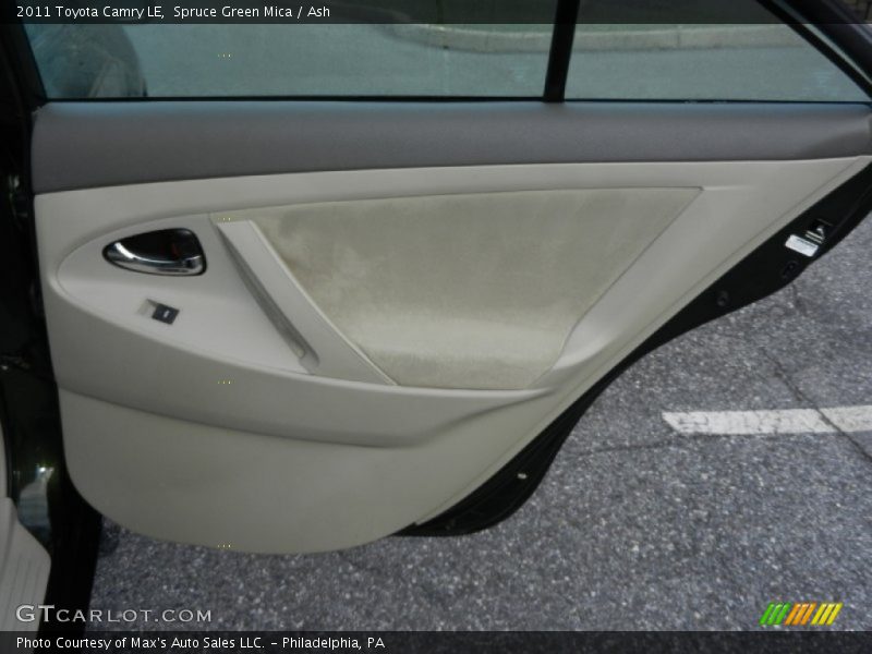 Spruce Green Mica / Ash 2011 Toyota Camry LE