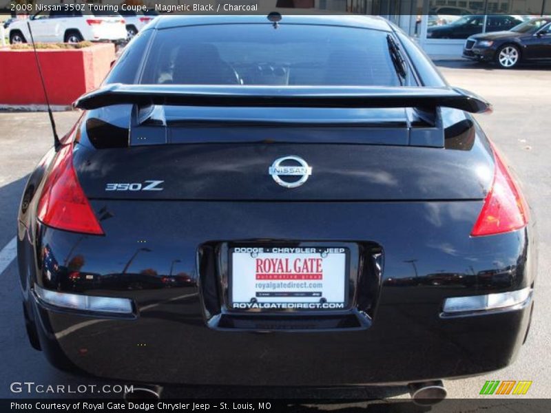 Magnetic Black / Charcoal 2008 Nissan 350Z Touring Coupe