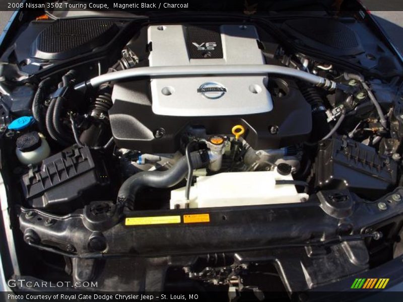 Magnetic Black / Charcoal 2008 Nissan 350Z Touring Coupe