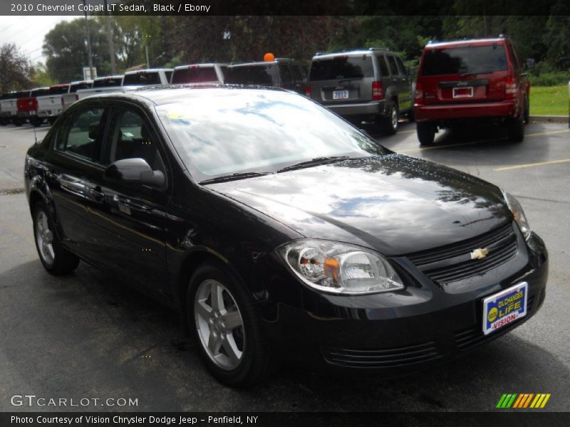 Black / Ebony 2010 Chevrolet Cobalt LT Sedan