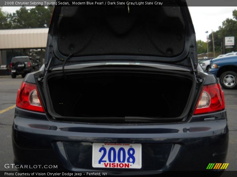 Modern Blue Pearl / Dark Slate Gray/Light Slate Gray 2008 Chrysler Sebring Touring Sedan