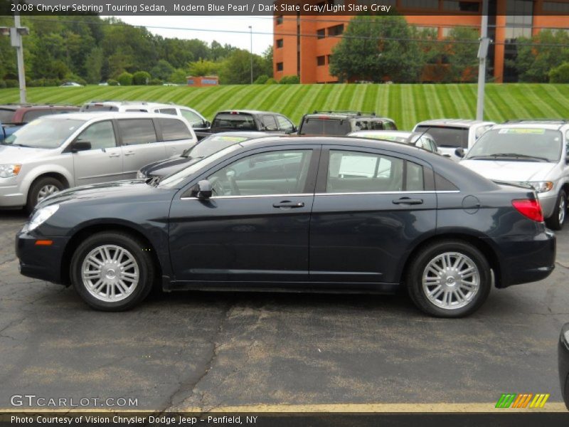 Modern Blue Pearl / Dark Slate Gray/Light Slate Gray 2008 Chrysler Sebring Touring Sedan