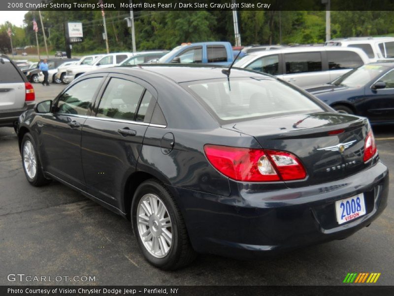 Modern Blue Pearl / Dark Slate Gray/Light Slate Gray 2008 Chrysler Sebring Touring Sedan