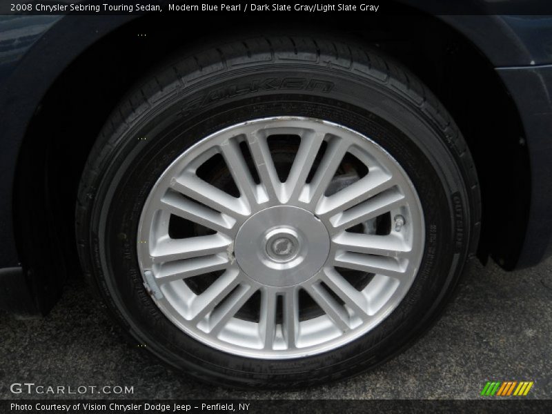 Modern Blue Pearl / Dark Slate Gray/Light Slate Gray 2008 Chrysler Sebring Touring Sedan
