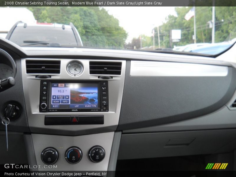 Modern Blue Pearl / Dark Slate Gray/Light Slate Gray 2008 Chrysler Sebring Touring Sedan