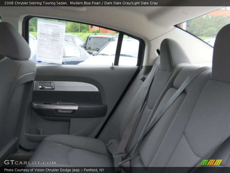Modern Blue Pearl / Dark Slate Gray/Light Slate Gray 2008 Chrysler Sebring Touring Sedan