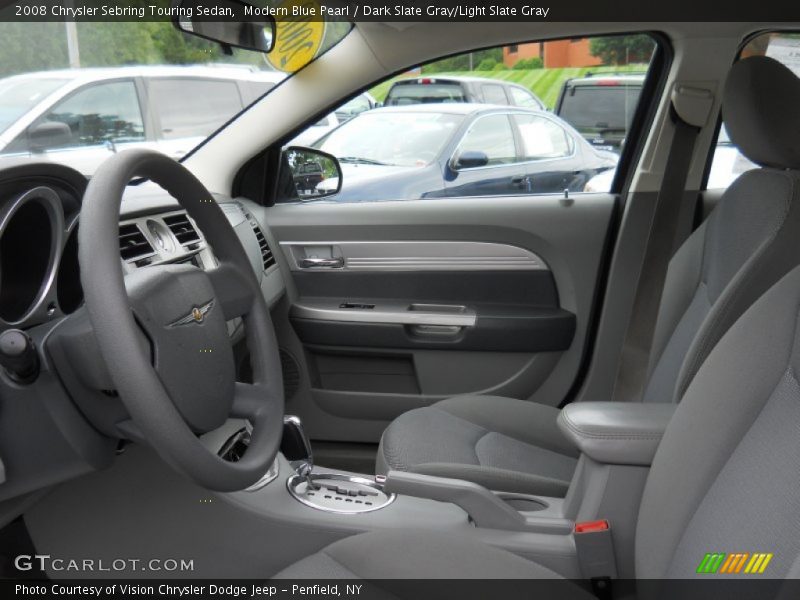 Modern Blue Pearl / Dark Slate Gray/Light Slate Gray 2008 Chrysler Sebring Touring Sedan