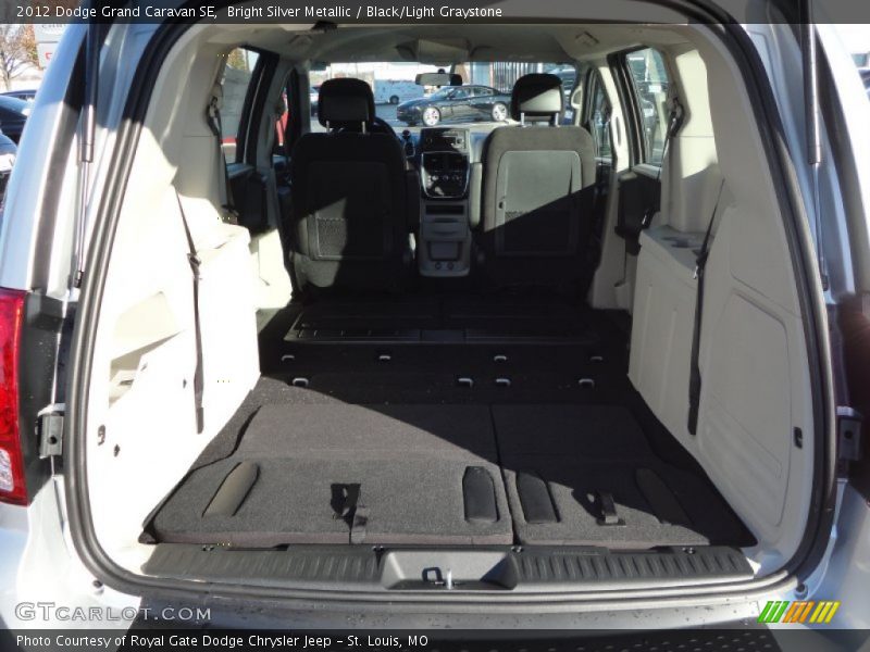 Bright Silver Metallic / Black/Light Graystone 2012 Dodge Grand Caravan SE