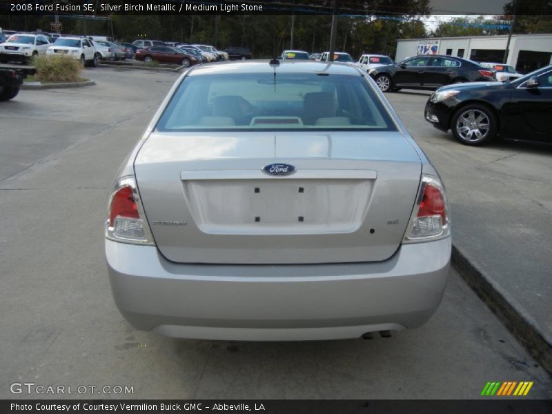 Silver Birch Metallic / Medium Light Stone 2008 Ford Fusion SE