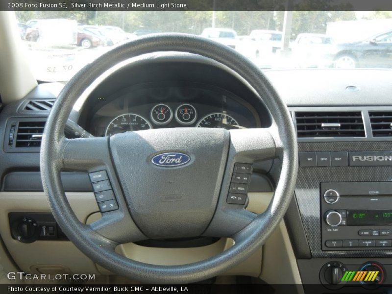 Silver Birch Metallic / Medium Light Stone 2008 Ford Fusion SE