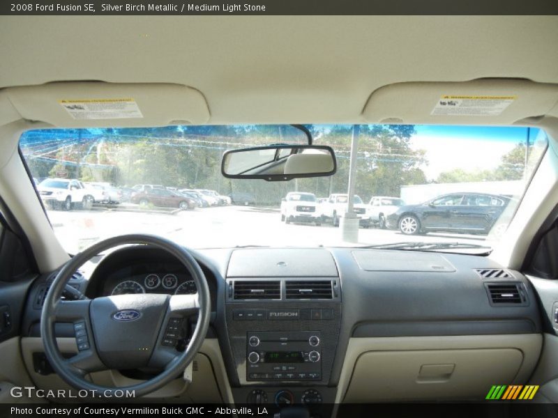 Silver Birch Metallic / Medium Light Stone 2008 Ford Fusion SE