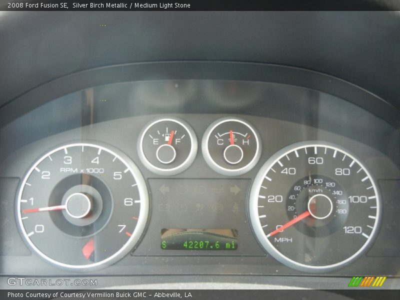 Silver Birch Metallic / Medium Light Stone 2008 Ford Fusion SE
